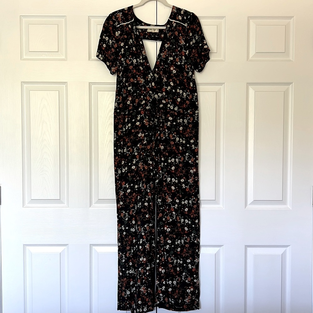 ANTHRO Porridge brand Ditsy Floral Wide Leg Jumpsuit